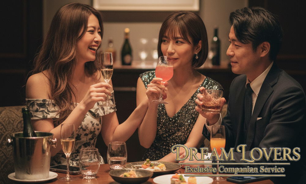 ギャラ飲みとコンパニオンのイメージ