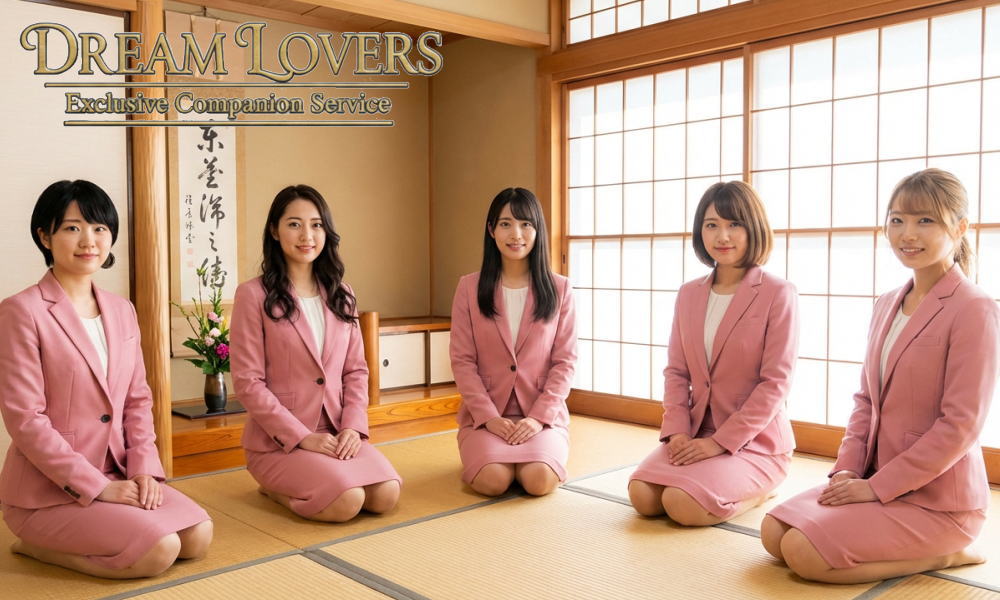 スーツコンパニオンの服装例